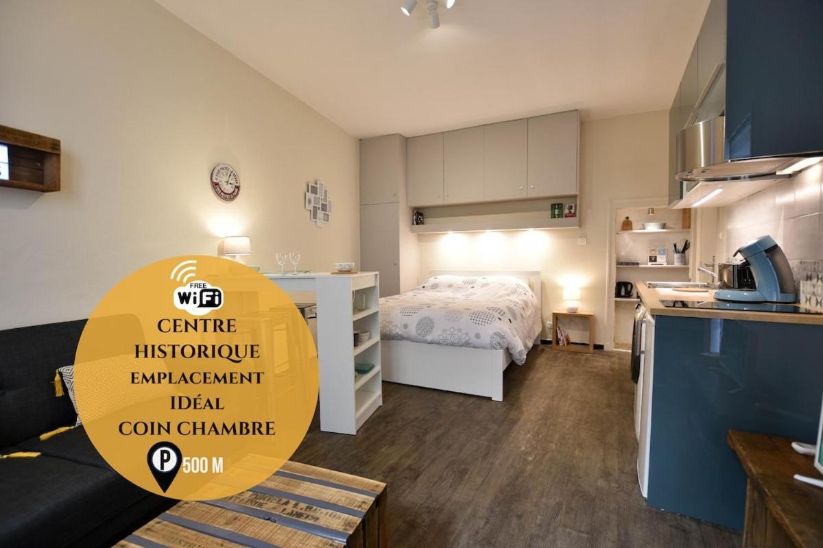 ארל Studio Cosy Abondance Au Coeur Du Centre Historique -Wifi-Coin Chambre מראה חיצוני תמונה